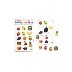 Jagu Konuşan Oyuncak Mini  Magnet Meyveler [ 15,5 x 22,5 cm ]