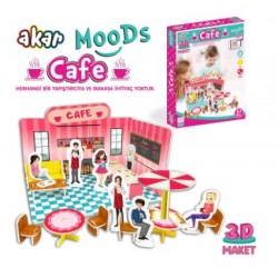 Akar Moods  Cafe  3D Maket  [ Kutu ]