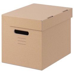 PAPPIS kapaklı kutu, kahverengi