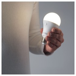 TOSTHULT şarj edilebilir LED'li ampul, Işık rengi: Sıcak beyaz (2700 Kelvin)