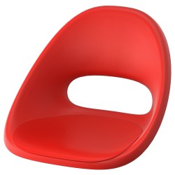 ELDBERGET çalışma sandalyesi oturma yeri, kırmızı