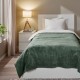 TRATTVIVA yatak örtüsü, gri-yeşil