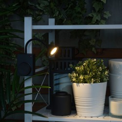 TAGVIRKE mandallı LED spot lamba, siyah