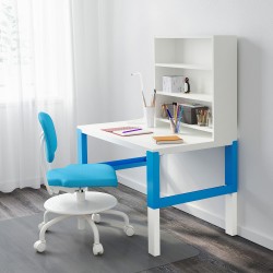 PAHL çocuk çalışma masası, beyaz-mavi