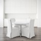 INGATORP/HENRIKSDAL yemek masası takımı, beyaz