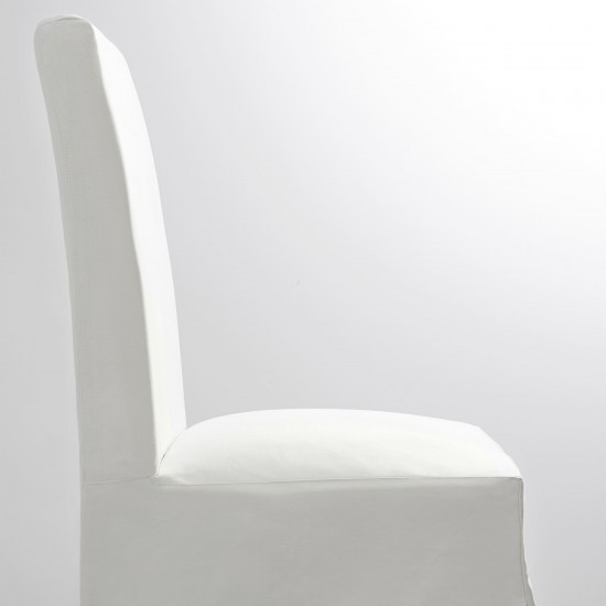HENRIKSDAL kumaş sandalye, kahverengi-blekinge beyaz