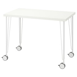 LINNMON/KRILLE çalışma masası, beyaz