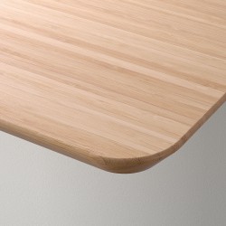 ANFALLARE/ADILS çalışma masası, bambu-beyaz