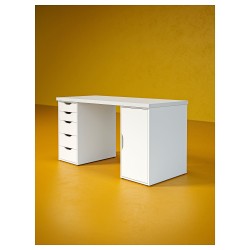 LAGKAPTEN/ALEX çalışma masası, beyaz