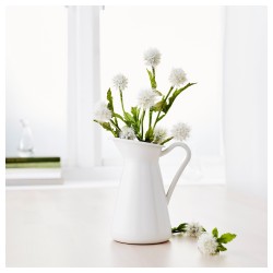 SOCKERART vazo/sürahi, beyaz