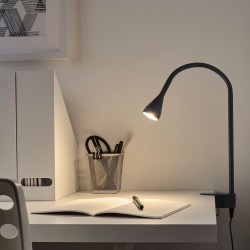 NAVLINGE masa/duvar lambası, siyah