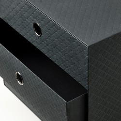 PALLRA çekmeceli kutu, siyah