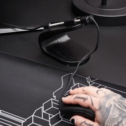 LANESPELARE mouse için kablo tutucu, siyah