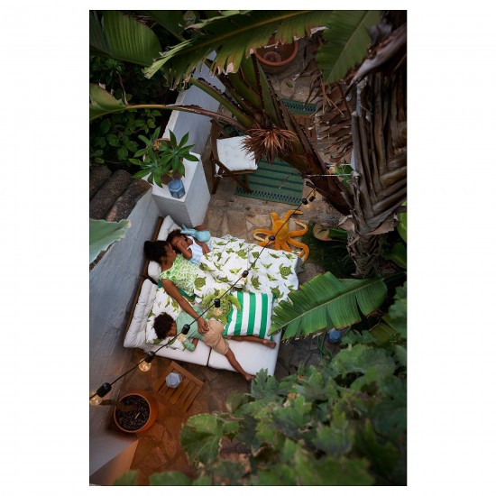 NAMMARÖ modüler bahçe kanepe oturma bölmesi, açık kahverengi
