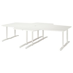 BEKANT toplantı masası, beyaz
