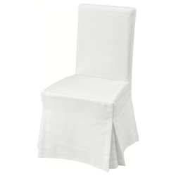 HENRIKSDAL kumaş sandalye, koyu kahve-Blekinge beyaz