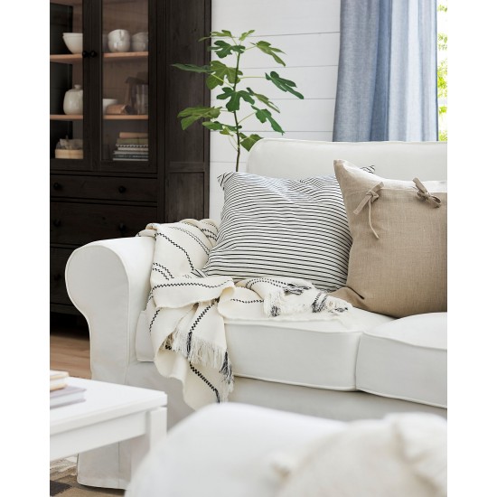 EKTORP 2'li kanepe ve uzanma koltuğu, blekinge beyaz