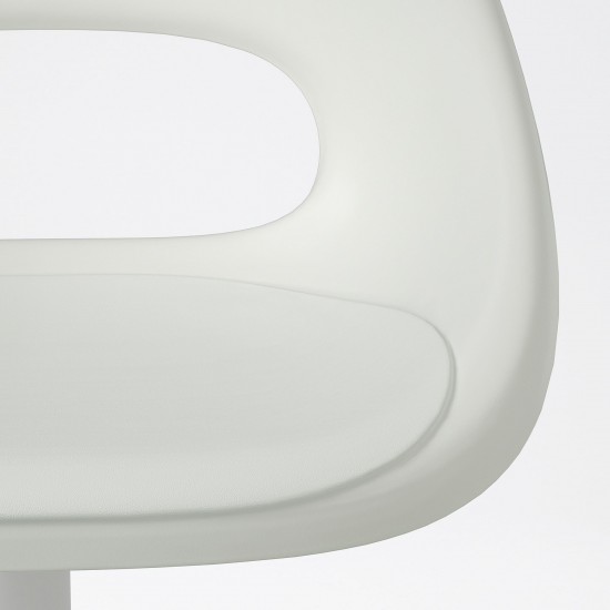 LOBERGET/MALSKAR çalışma sandalyesi, beyaz