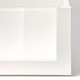 KOMPLEMENT cam panelli çekmece, beyaz