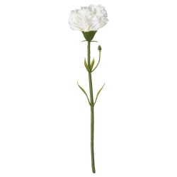 SMYCKA yapay çiçek, karanfil-beyaz