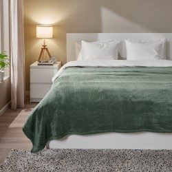 TRATTVIVA yatak örtüsü, gri-yeşil