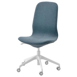 LANGFJALL çalışma sandalyesi, gunnared mavi-beyaz