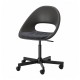 ELDBERGET/MALSKAR çalışma sandalyesi, siyah-koyu gri