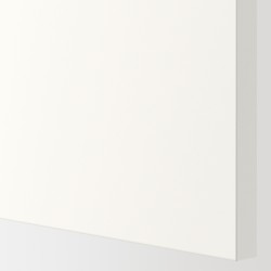 METOD/MAXIMERA ankastre fırın dolabı, beyaz-VALLSTENA beyaz