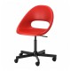 ELDBERGET/MALSKAR çalışma sandalyesi, kırmızı-siyah