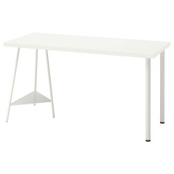 LAGKAPTEN/TILLSLAG çalışma masası, beyaz