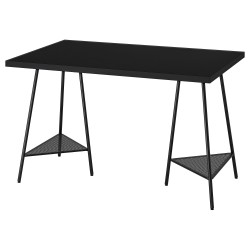 MALVAKT/TILLSLAG çalışma masası, siyah