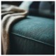 KIVIK 2'li kanepe ve uzanma koltuğu, kelinge gri-turkuaz