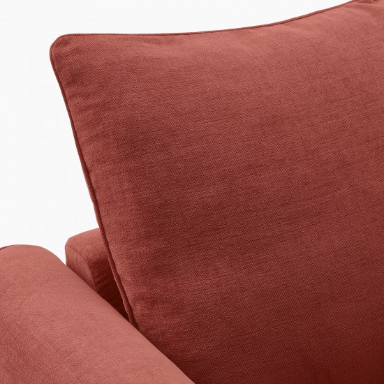 GRÖNLID 2'li yataklı kanepe ve uzanma koltuğu, ljungen açık kırmızı