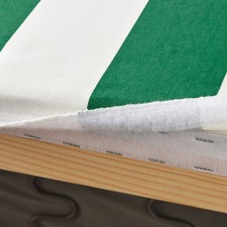 KLIPPAN 2'li kanepe kılıfı, radbyn yeşil-beyaz