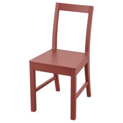 PINNTORP ahşap sandalye, kırmızı