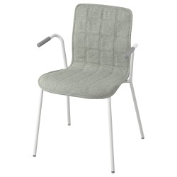 LAKTARE çalışma sandalyesi, açık yeşil-beyaz