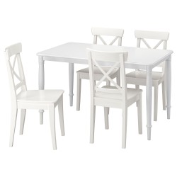 DANDERYD/INGOLF mutfak masası takımı, beyaz