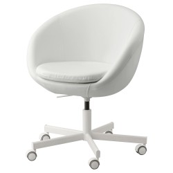 SKRUVSTA çalışma sandalyesi, ysane beyaz