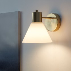 FLUGBO duvar lambası, beyaz-pirinç rengi
