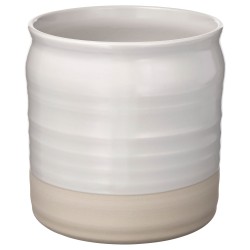 FALLENHET seramik vazo, kırık beyaz