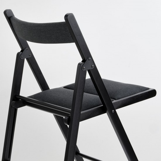 FRÖSVI katlanır sandalye, siyah-knisa koyu gri