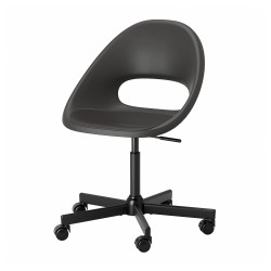 ELDBERGET/MALSKAR çalışma sandalyesi, siyah
