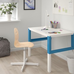 VALFRED/SIBBEN çocuk çalışma sandalyesi, huş-beyaz