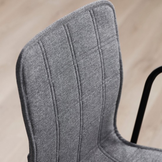 LAKTARE çalışma sandalyesi, gri-siyah