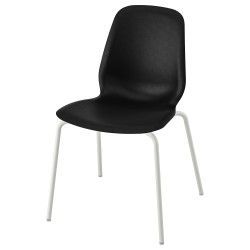 LIDAS/SEFAST sandalye, siyah-beyaz