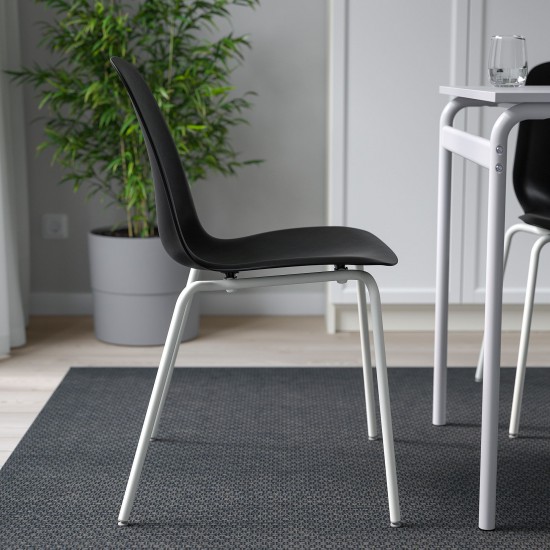 LIDAS/SEFAST sandalye, siyah-beyaz