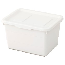 SOCKERBIT kapaklı kutu, beyaz