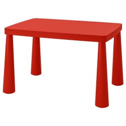 MAMMUT çocuk masası, kırmızı