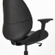 HATTEFJALL çalışma sandalyesi, smidig siyah