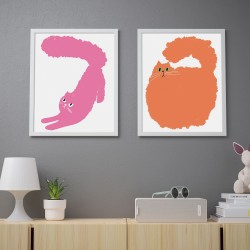 BILD poster, renkli kediler
